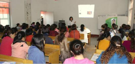 “曙光健康山东行 祝你好孕科学孕育讲座”走进邹平县焦桥镇